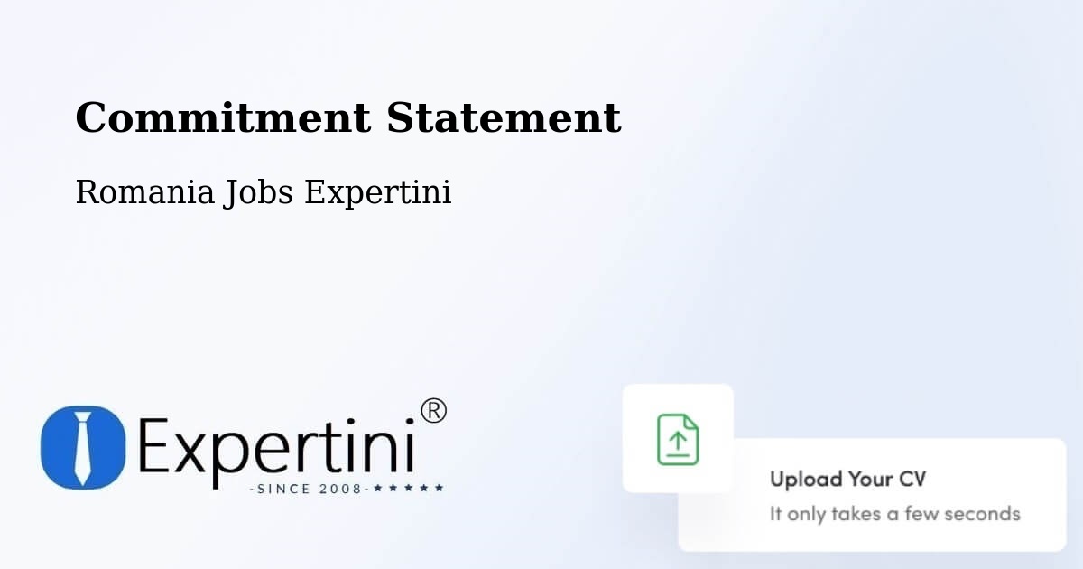 Corporate Commitment – Tâmboeşti - Romania Jobs Expertini